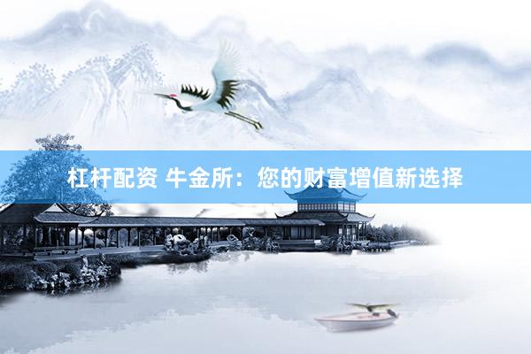 杠杆配资 牛金所：您的财富增值新选择