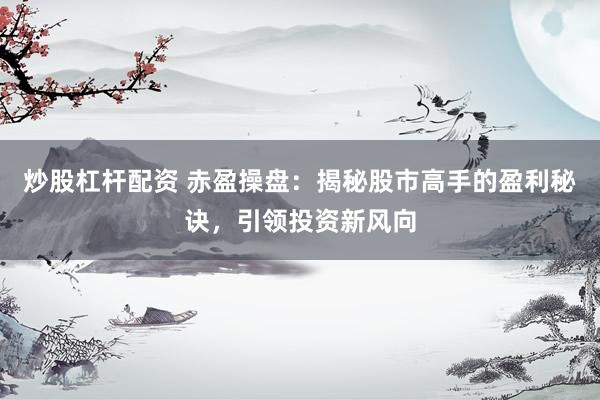 炒股杠杆配资 赤盈操盘：揭秘股市高手的盈利秘诀，引领投资新风向
