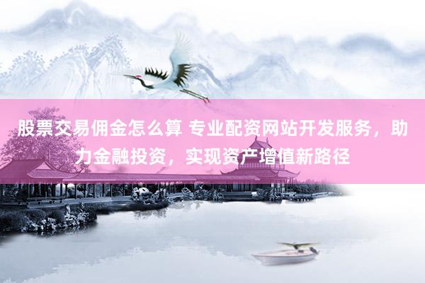股票交易佣金怎么算 专业配资网站开发服务，助力金融投资，实现资产增值新路径